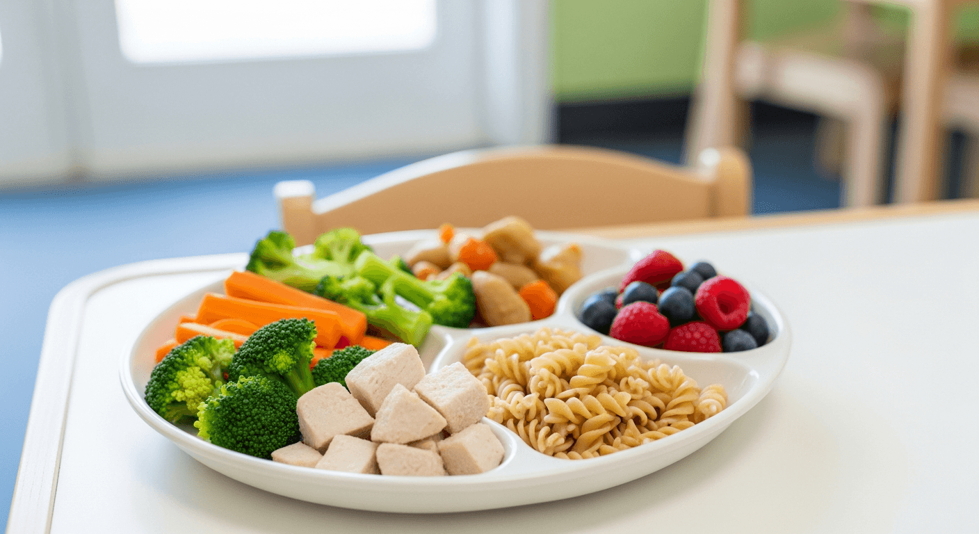 Grădinița cu meniu nutriționist: ce mănâncă copilul tău